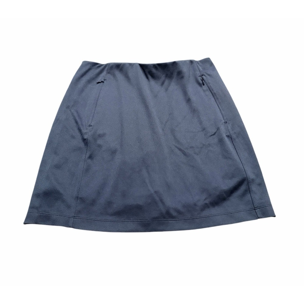 Tory Burch Sport Navy Blue Solid Golf Skirt Skort Women's Size Medium